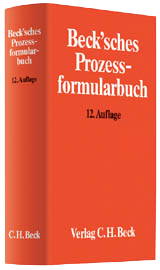 Beck'sches Prozeformularbuch